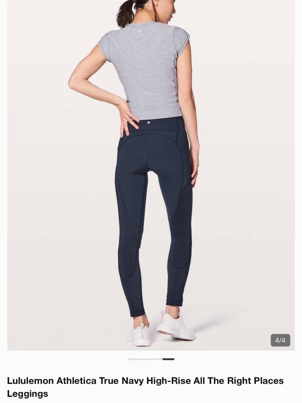 Lululemon All The Right Places 25" Navy Size 6
